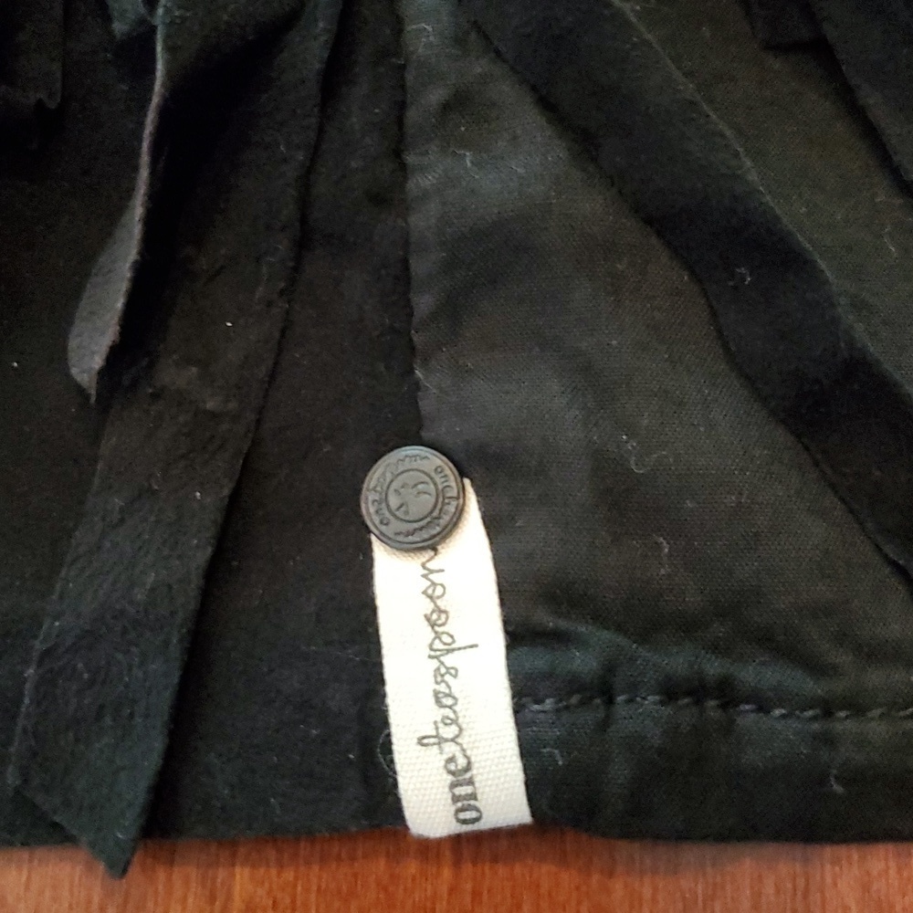 Revolve One Teaspoon Black Suede Fringe Mini Skirt. Size Small. - Picture 3 of 4